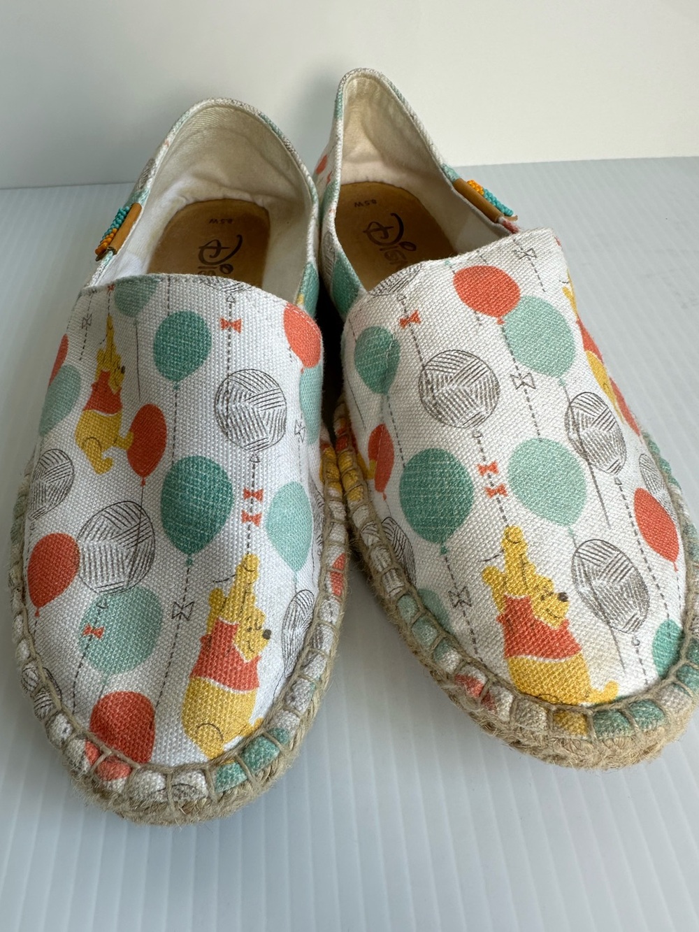 Disney X Ubuntu Espadrilles Winne The Pooh Size 8.5